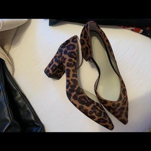 Designer leopard shoes